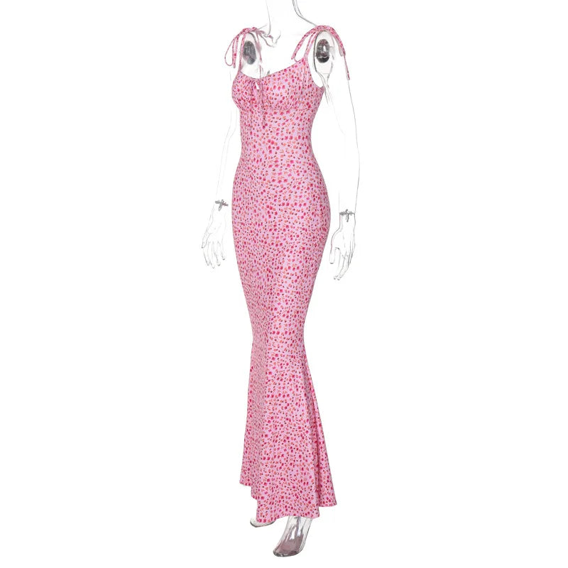 Hugcitar Floral Strapless Maxi Dress – Sleek Summer Streetwear