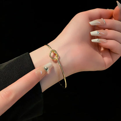 Twist Cuff Bracelet – Bold Stainless Steel Jewelry for Women.