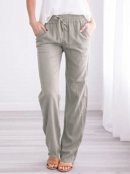 Women’s Baggy Linen Pants – Office & Everyday Chic.