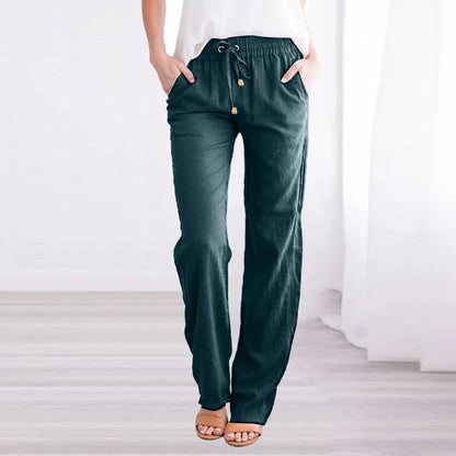 Women’s Baggy Linen Pants – Office & Everyday Chic.