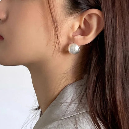 925 Sterling Silver Chunky Hoop Earrings – Geometric Trendy Jewelry for Women.