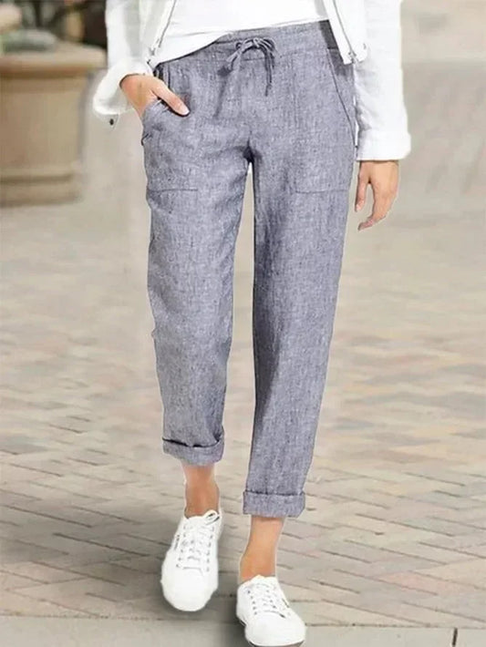 Women’s Baggy Linen Pants – Office & Everyday Chic.