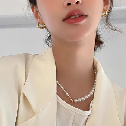 925 Sterling Silver Chunky Hoop Earrings – Geometric Trendy Jewelry for Women.