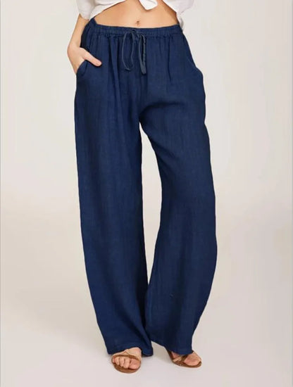 Women’s Baggy Linen Pants – Office & Everyday Chic.