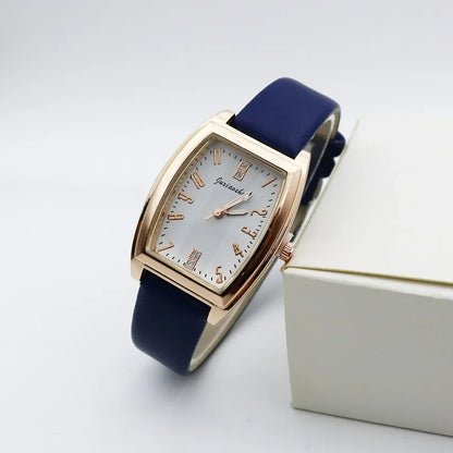 Vintage Women's Quartz Watch – Leather Strap, Fashion Wrist Accessory, Party & Gift.