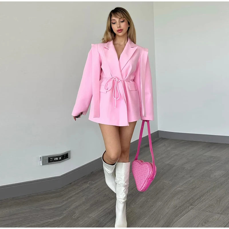 Striped Belted Vest – Effortless Chic for Every Season.