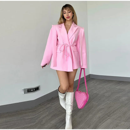 Striped Belted Vest – Effortless Chic for Every Season.