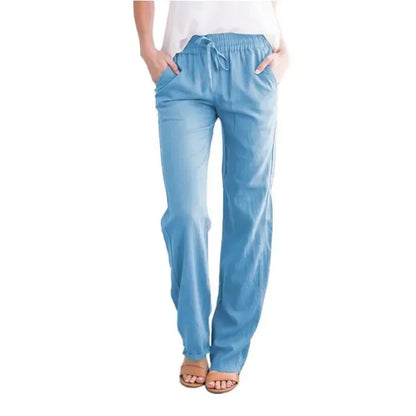 Women’s Baggy Linen Pants – Office & Everyday Chic.