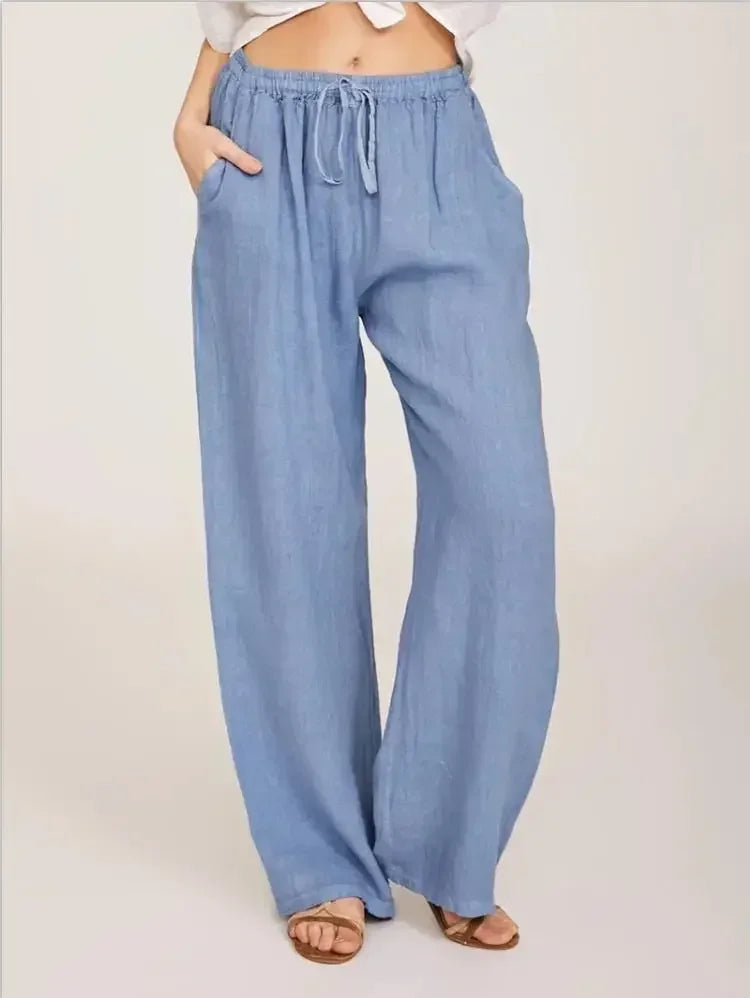 Women’s Baggy Linen Pants – Office & Everyday Chic.