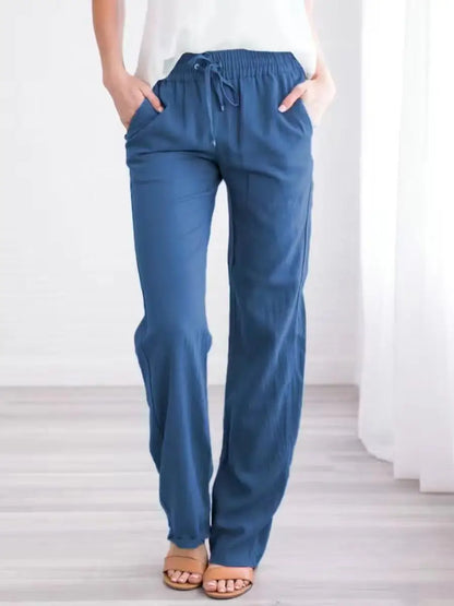 Women’s Baggy Linen Pants – Office & Everyday Chic.