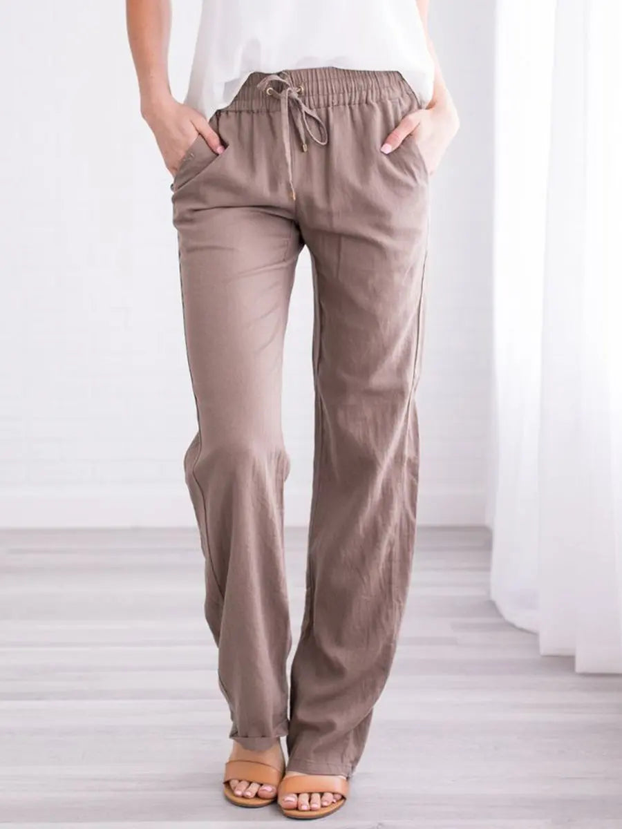 Women’s Baggy Linen Pants – Office & Everyday Chic.