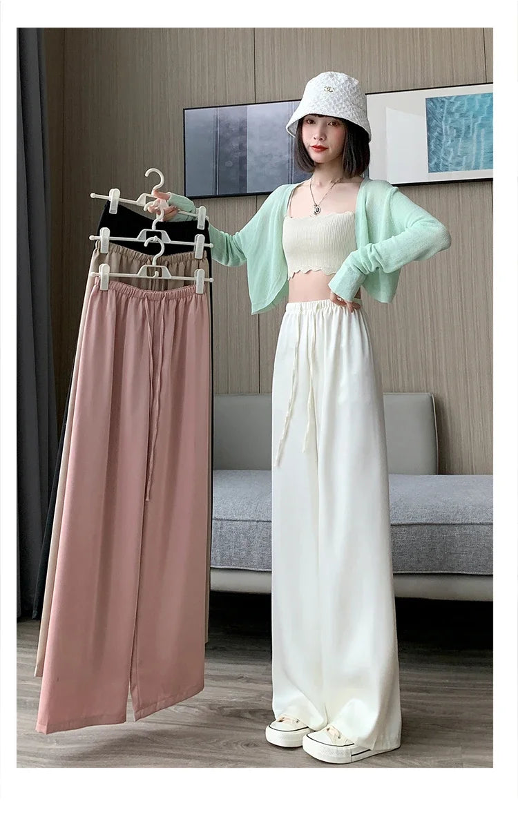 High Waist Wide Leg Pants – Soft, Flowing & Chic.