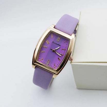 Vintage Women's Quartz Watch – Leather Strap, Fashion Wrist Accessory, Party & Gift.