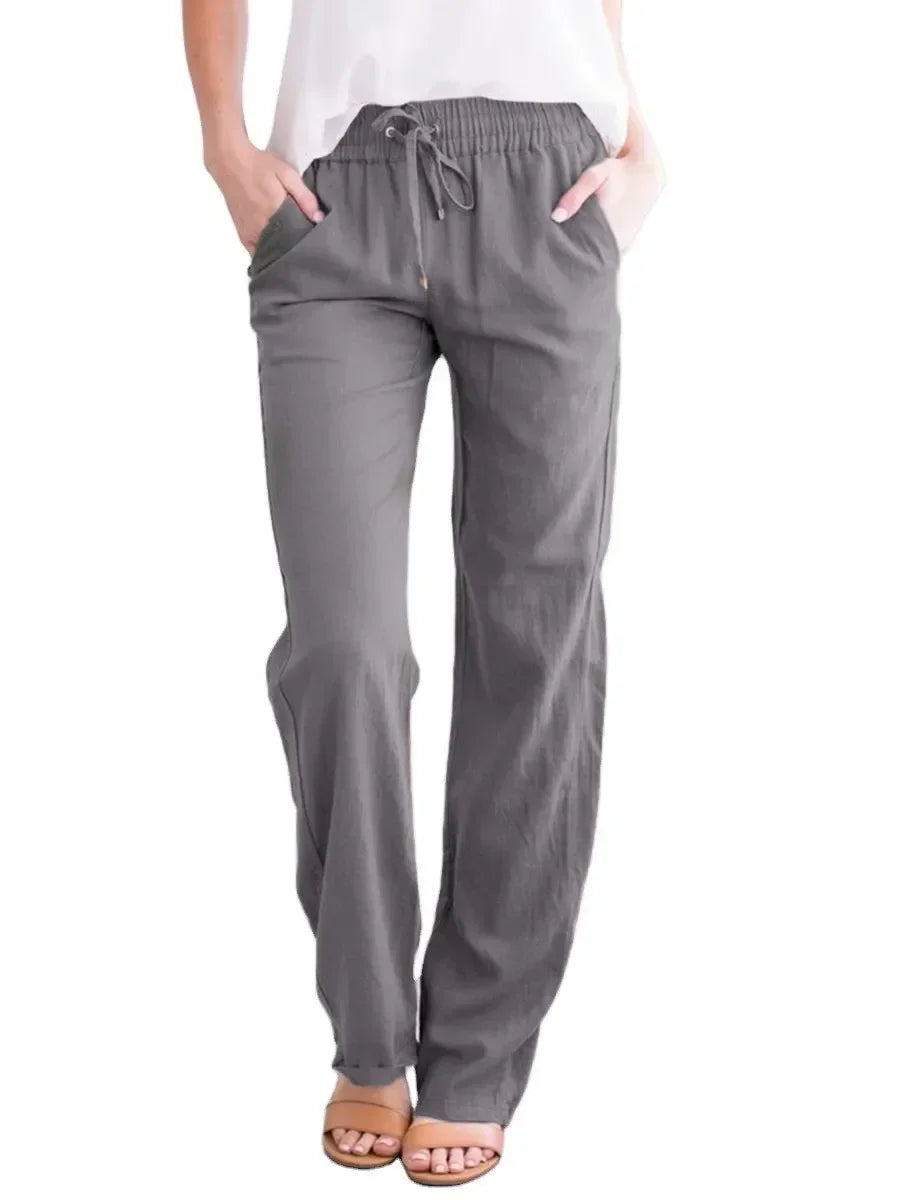 Women’s Baggy Linen Pants – Office & Everyday Chic.