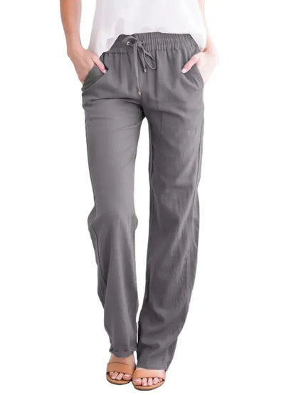 Women’s Baggy Linen Pants – Office & Everyday Chic.