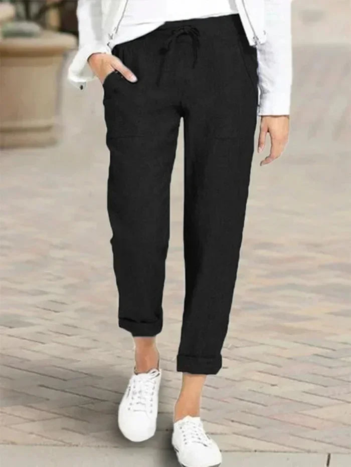 Women’s Baggy Linen Pants – Office & Everyday Chic.