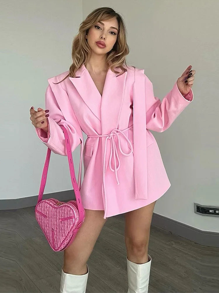 Striped Belted Vest – Effortless Chic for Every Season.