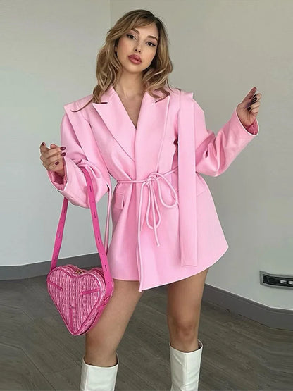 Striped Belted Vest – Effortless Chic for Every Season.