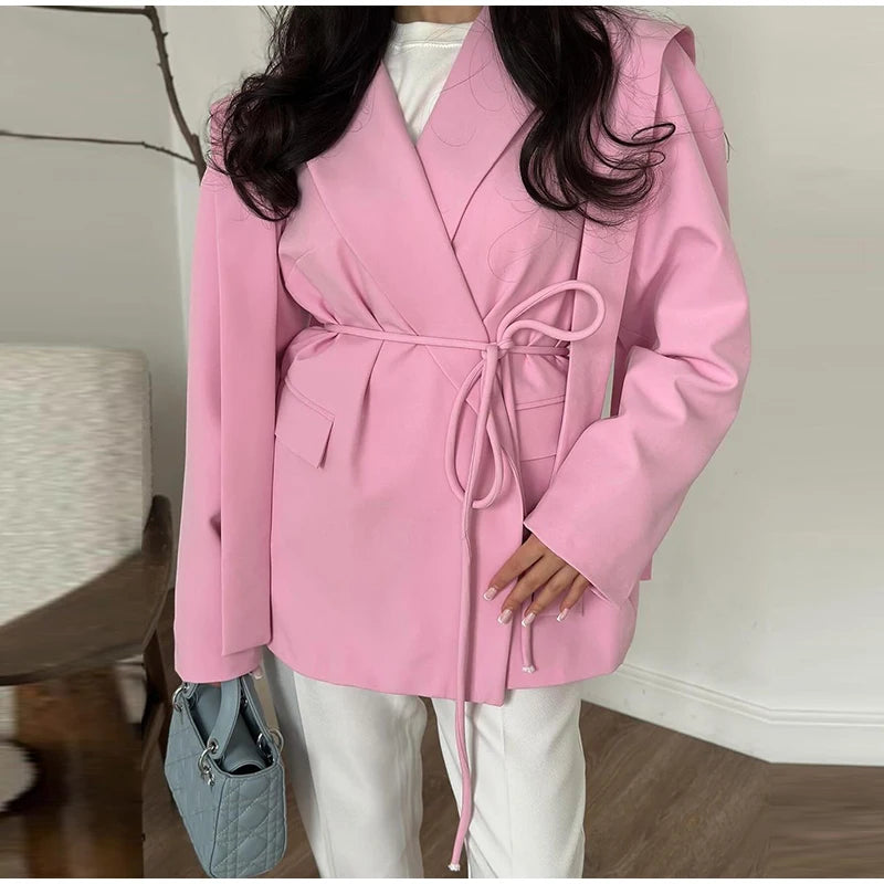 Striped Belted Vest – Effortless Chic for Every Season.