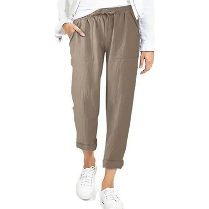 Women’s Baggy Linen Pants – Office & Everyday Chic.