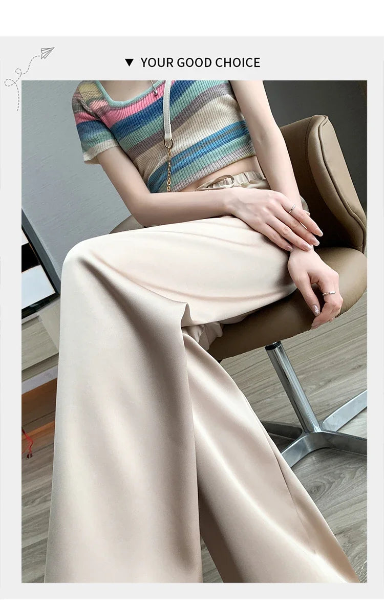 High Waist Wide Leg Pants – Soft, Flowing & Chic.