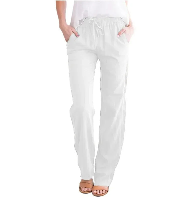 Women’s Baggy Linen Pants – Office & Everyday Chic.