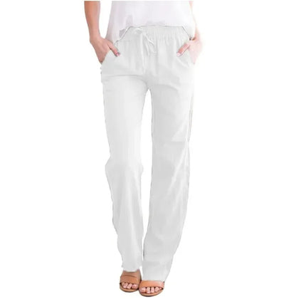 Women’s Baggy Linen Pants – Office & Everyday Chic.