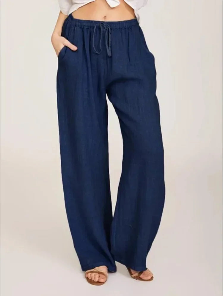 Women’s Baggy Linen Pants – Office & Everyday Chic.