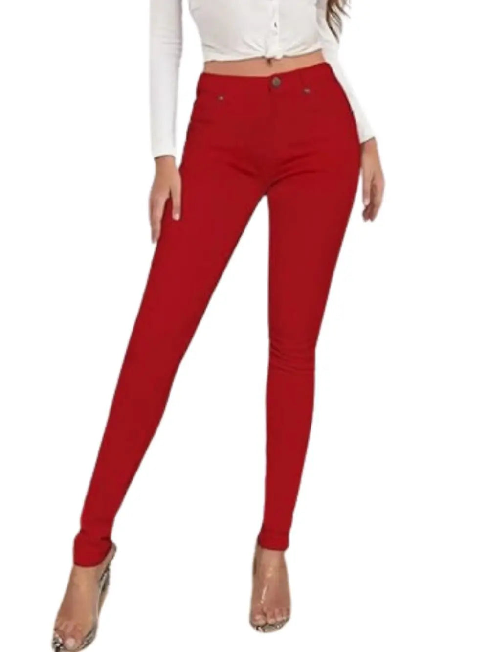 High Waist Stretch Jeans – Slim & Comfortable for women.