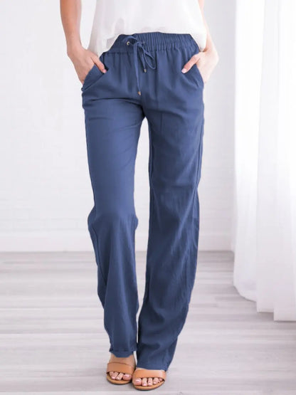 Women’s Baggy Linen Pants – Office & Everyday Chic.