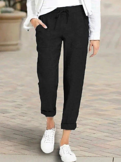 Women’s Baggy Linen Pants – Office & Everyday Chic.