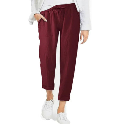 Women’s Baggy Linen Pants – Office & Everyday Chic.
