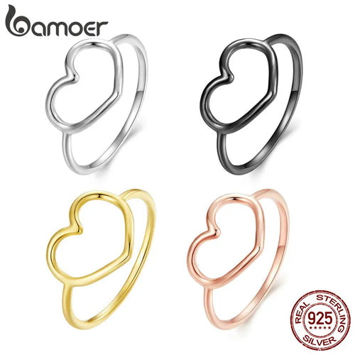 Elegant 925 Sterling Silver Heart Ring – A Symbol of Timeless Love and Everyday Elegance.