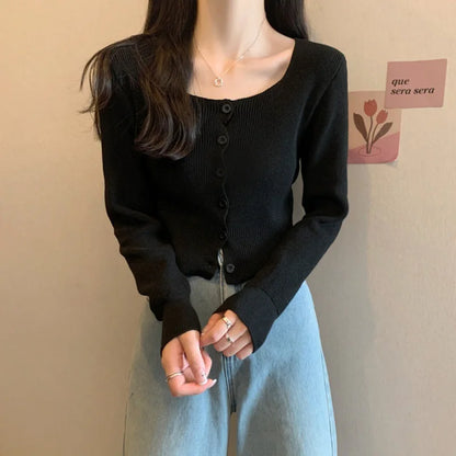 Cropped Leather & Wool Jacket – Stylish Bomber Tweed Coat.