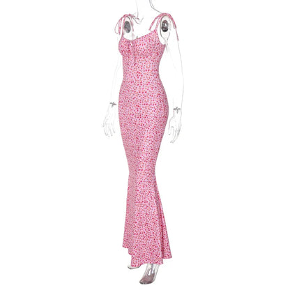 Hugcitar Floral Strapless Maxi Dress – Sleek Summer Streetwear