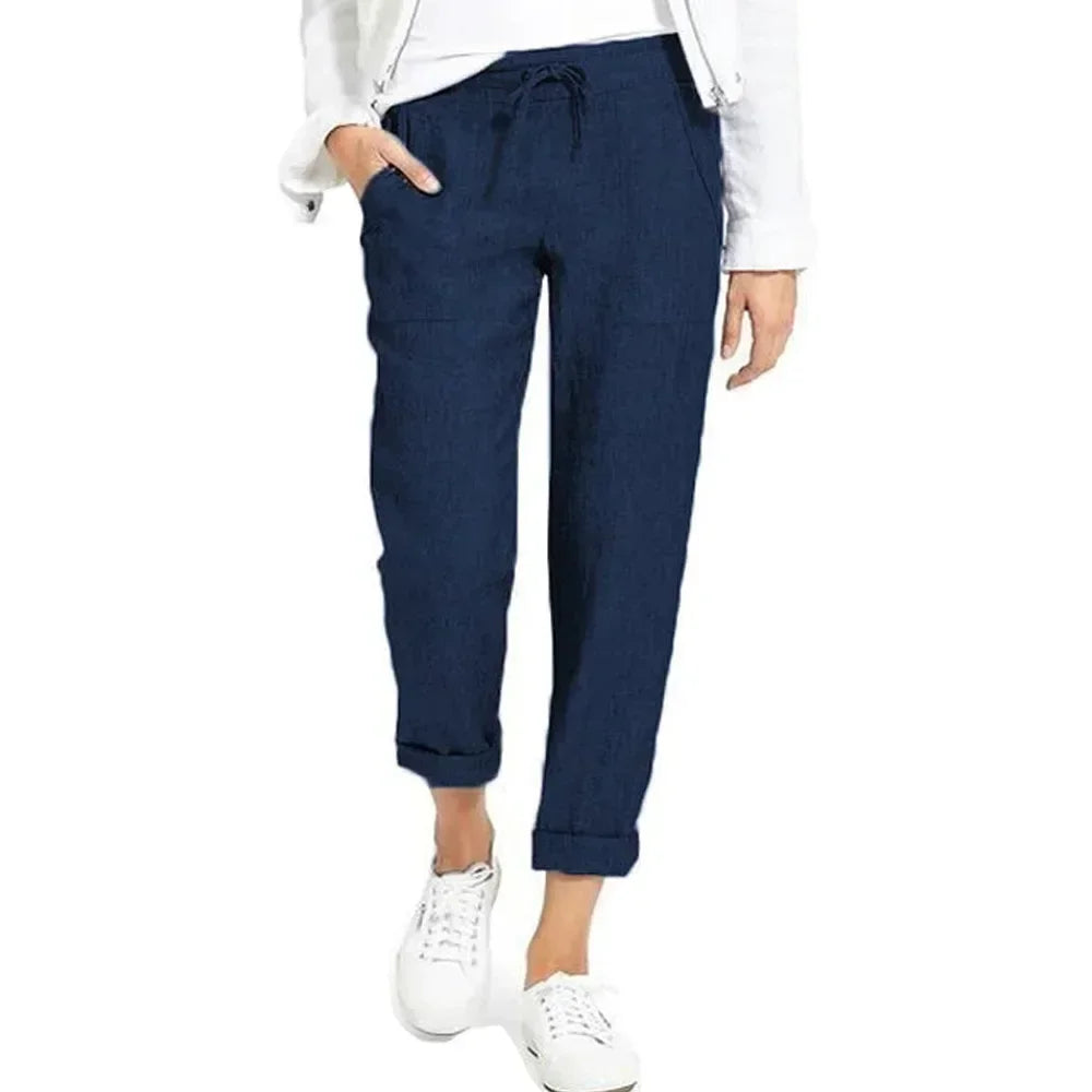 Women’s Baggy Linen Pants – Office & Everyday Chic.