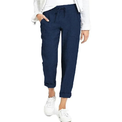 Women’s Baggy Linen Pants – Office & Everyday Chic.