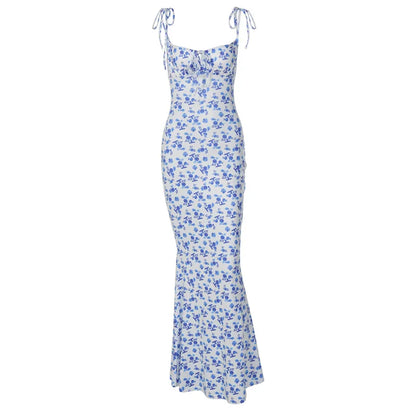 Hugcitar Floral Strapless Maxi Dress – Sleek Summer Streetwear