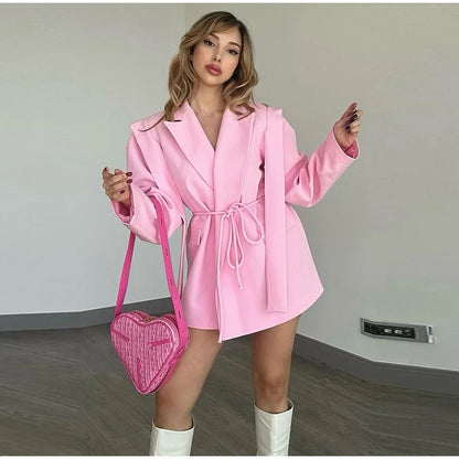 Striped Belted Vest – Effortless Chic for Every Season.