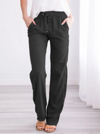 Women’s Baggy Linen Pants – Office & Everyday Chic.
