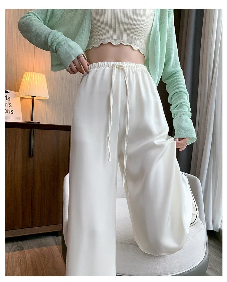 High Waist Wide Leg Pants – Soft, Flowing & Chic.