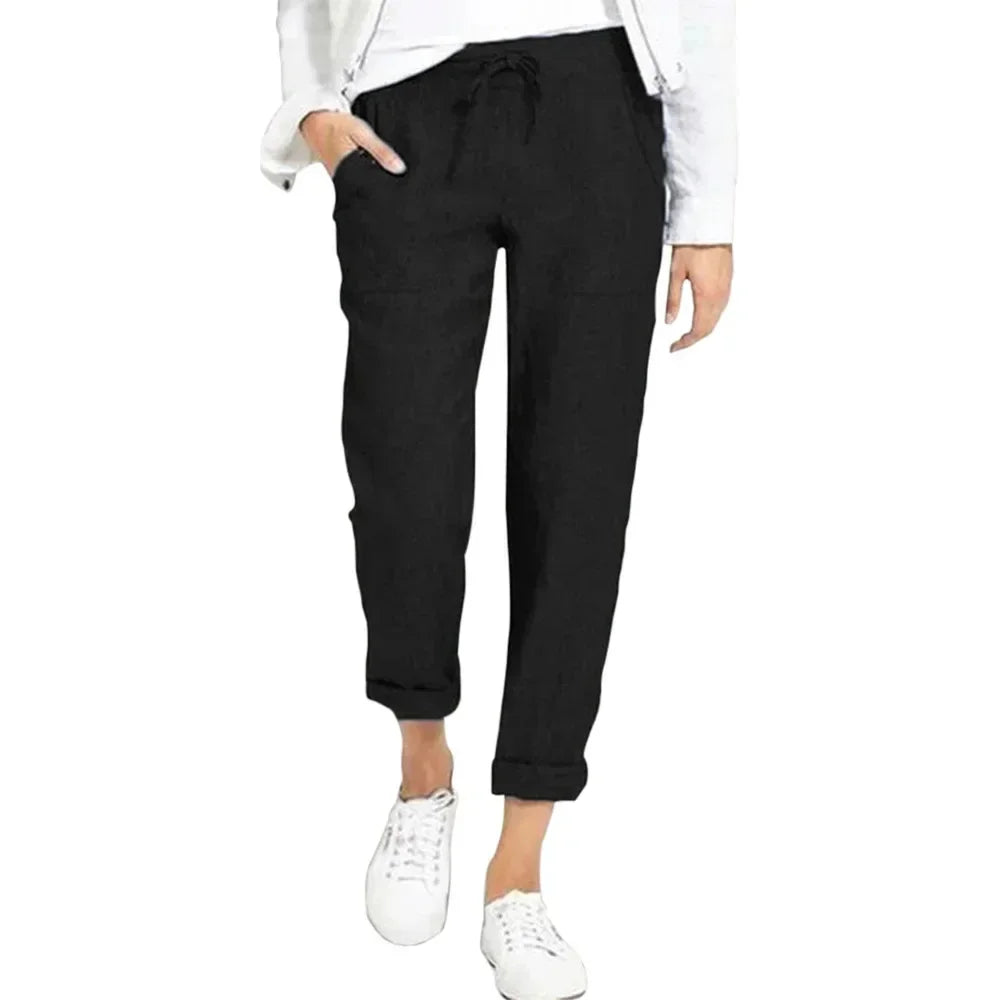 Women’s Baggy Linen Pants – Office & Everyday Chic.
