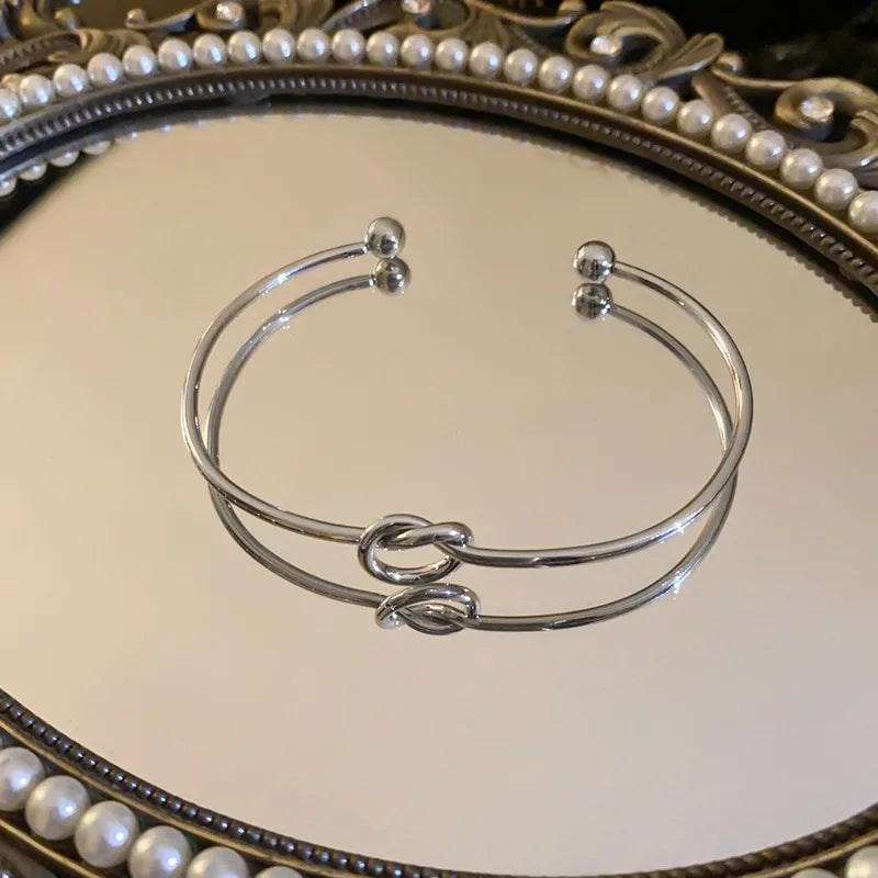 Twist Cuff Bracelet – Bold Stainless Steel Jewelry for Women.