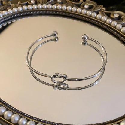 Twist Cuff Bracelet – Bold Stainless Steel Jewelry for Women.